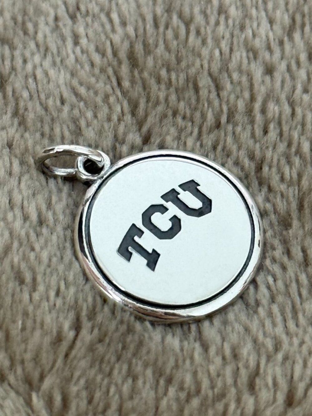 Texas Christian University Disc Charm